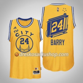 Muški NBA Dres Golden State Warriors Rick Barry 24 Nike 2019-20 Hardwood Classics Swingman